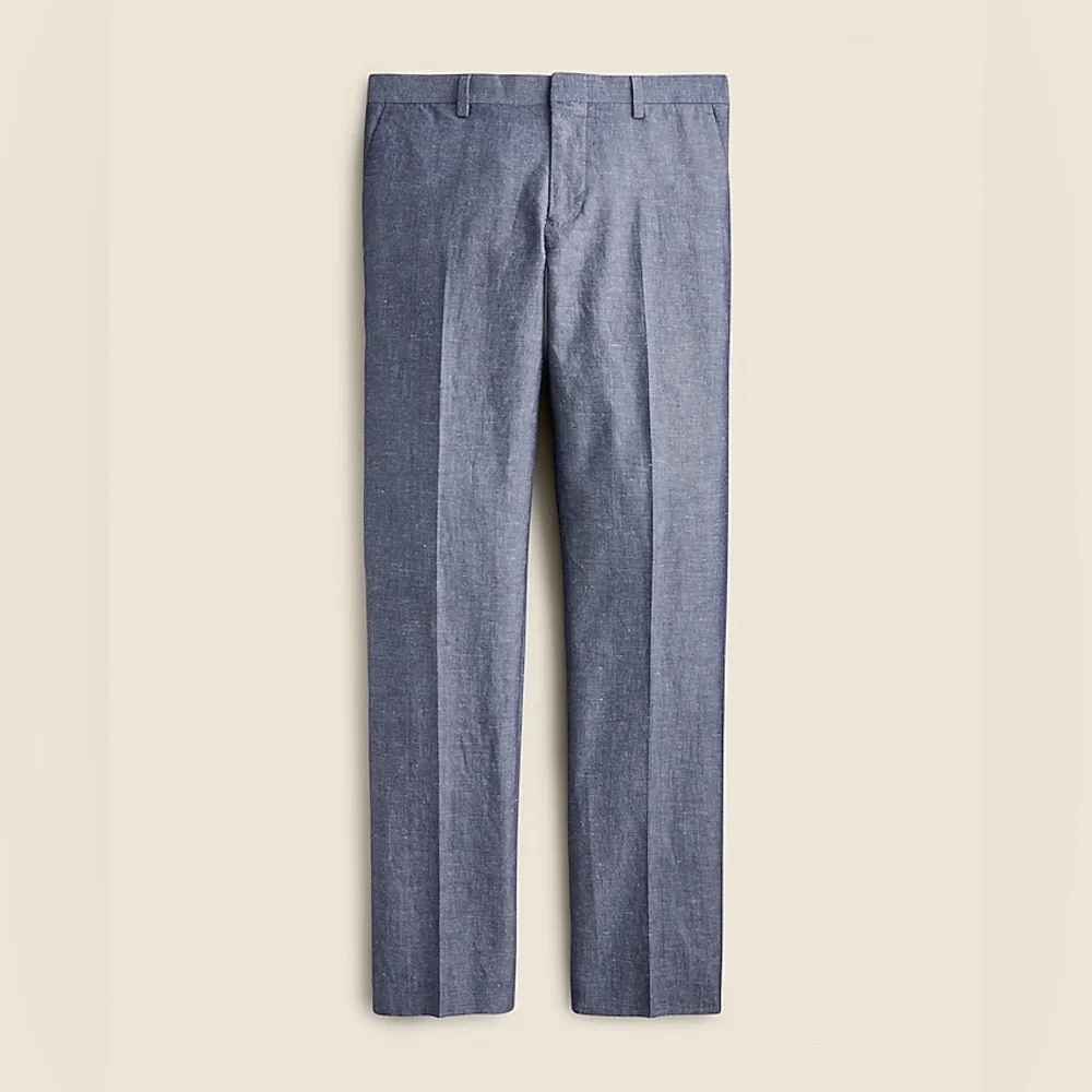Jcrew ludlow slim fit in cotton linen H4161